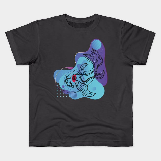 All Those Monsters - Fishspace Kids T-Shirt by AllThoseMonsters